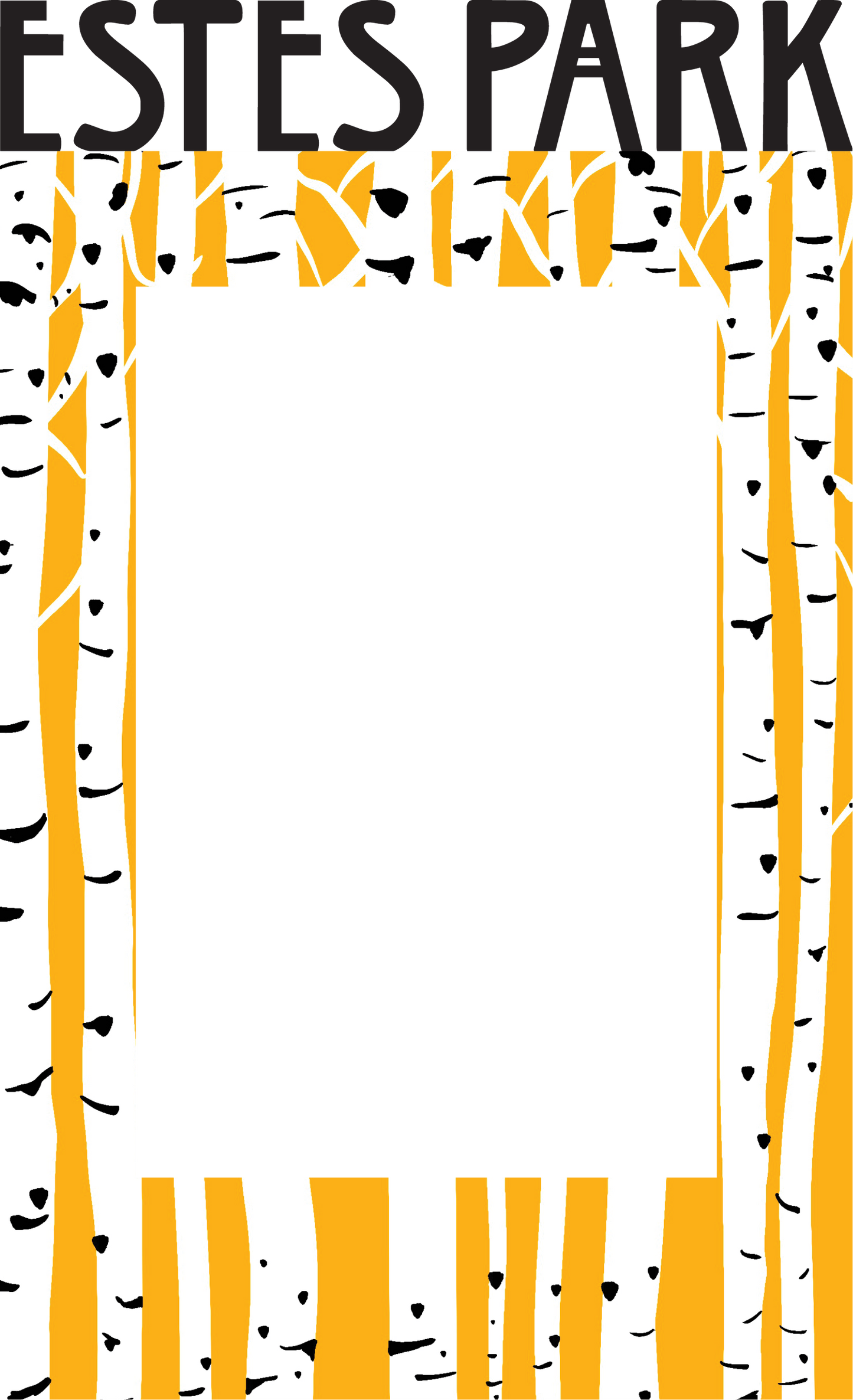 Frame - Estes Park Fall Aspens (vertical)