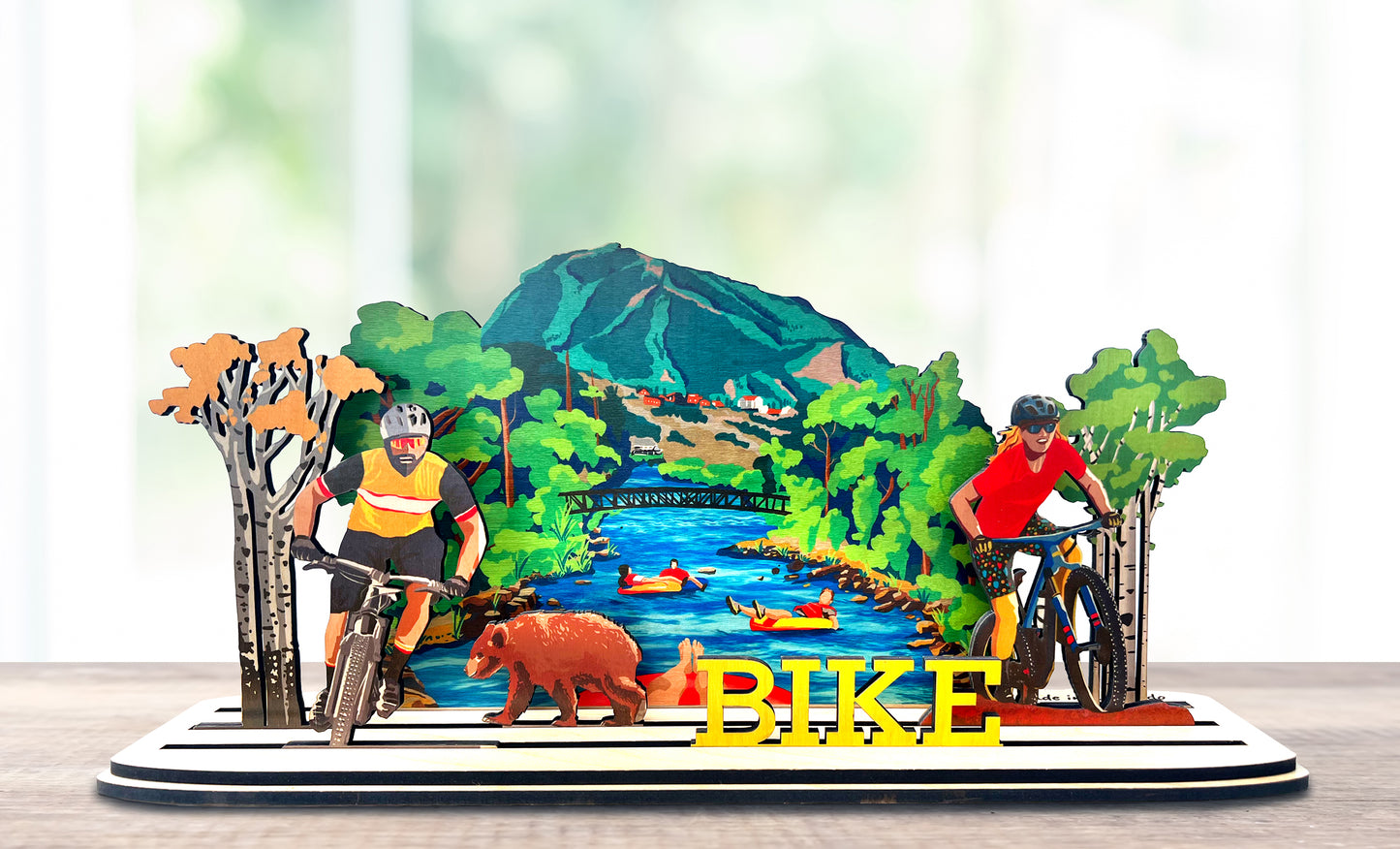 Large CO Biking Themed Deck