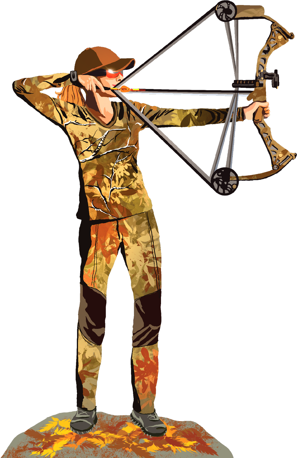 Female Bow Hunter
