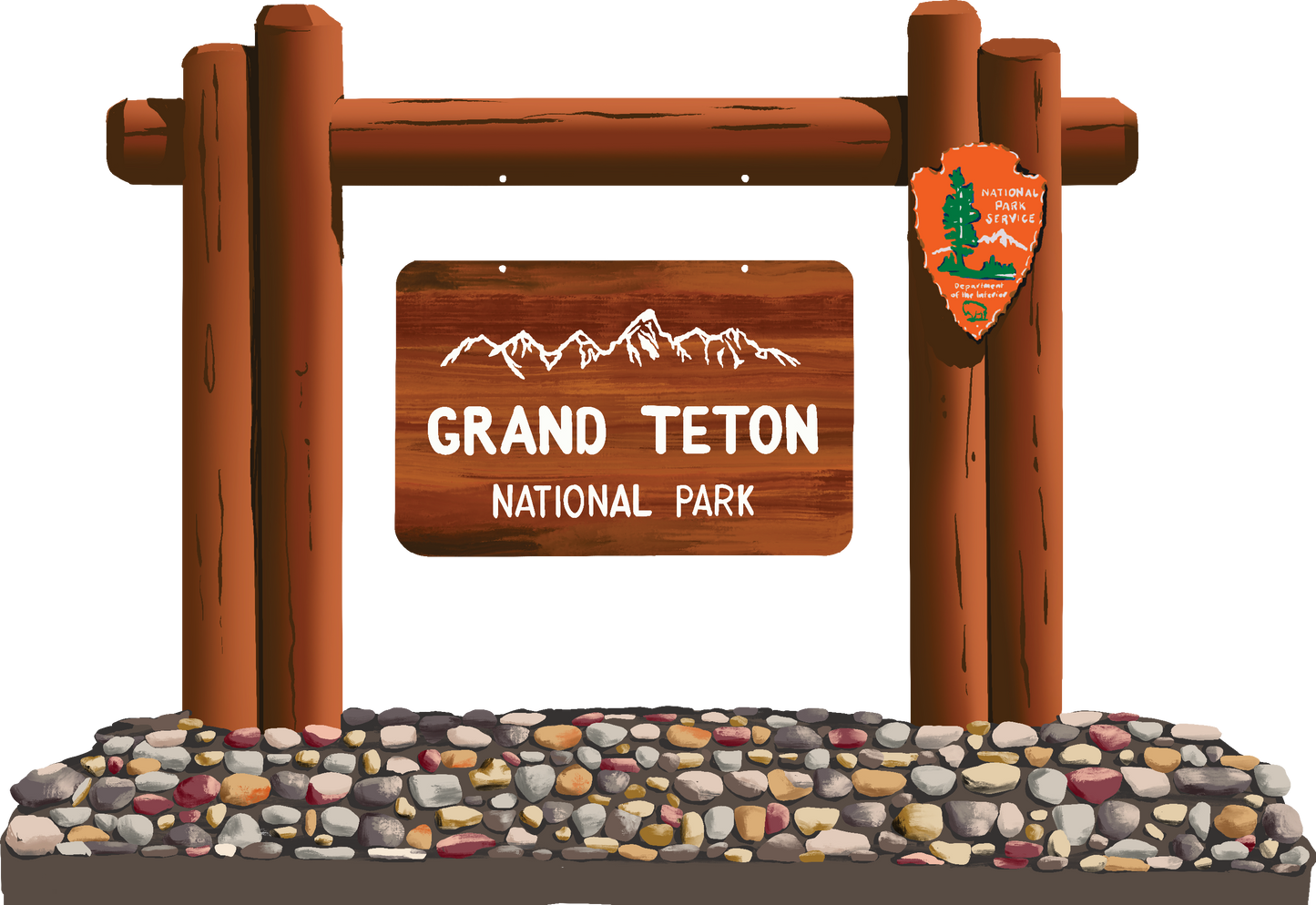 Grand Teton National Park Sign