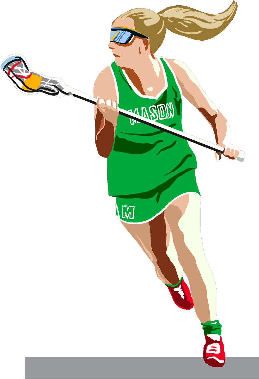 Mason Female Lacrosse Player (Blonde)