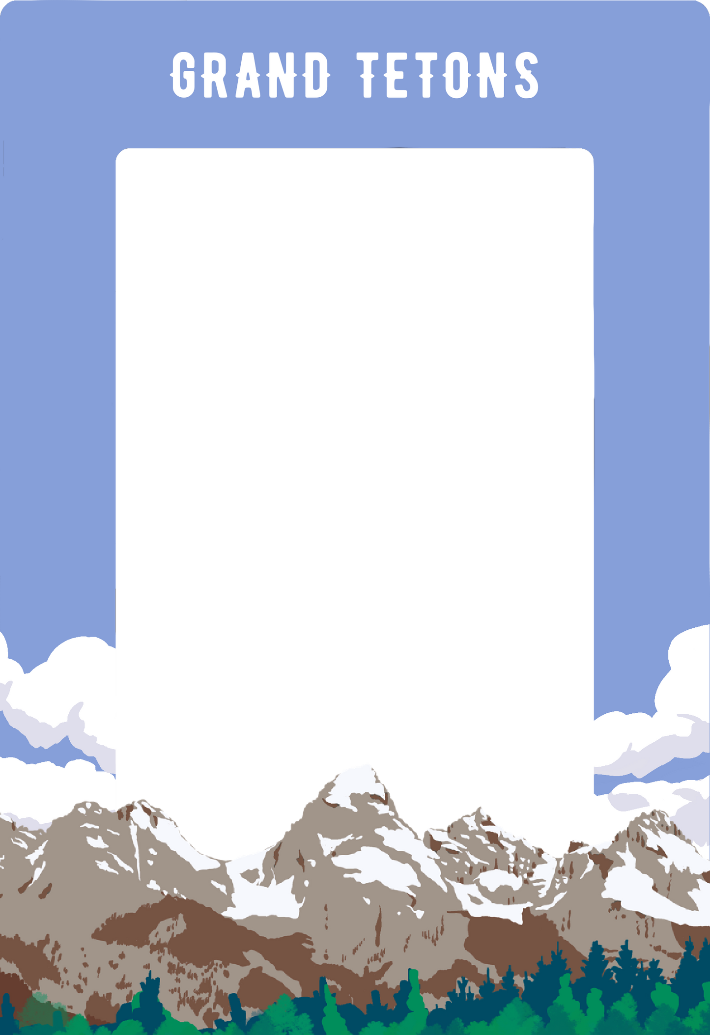 Frame - Grand Tetons (vertical)