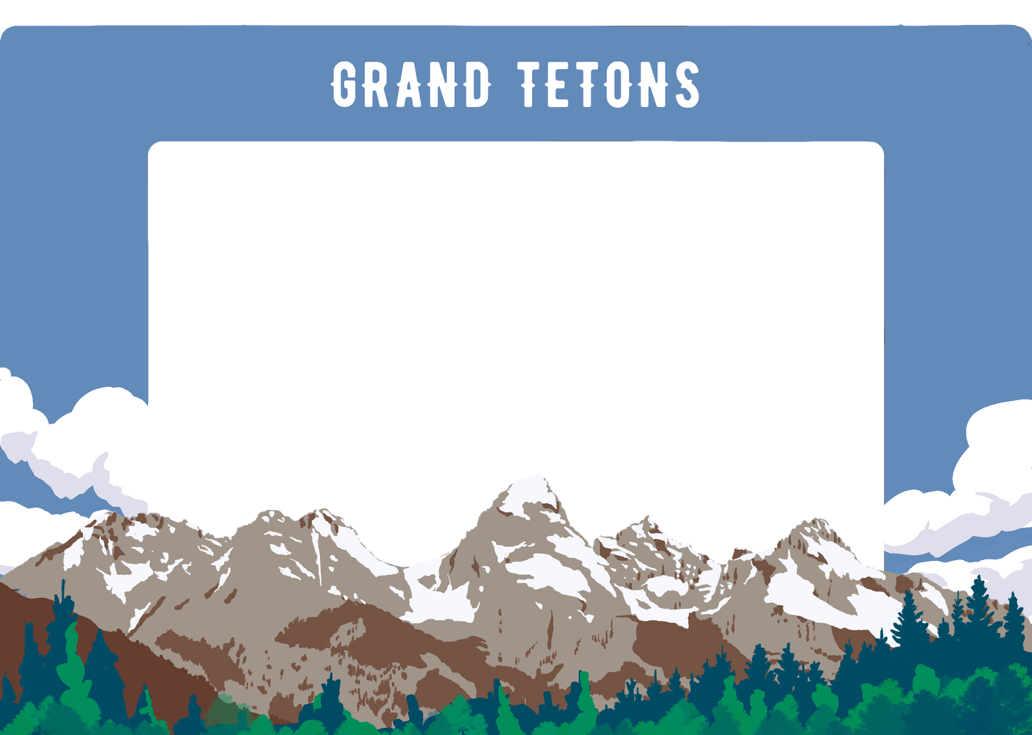 Frame - Grand Tetons (horizontal)