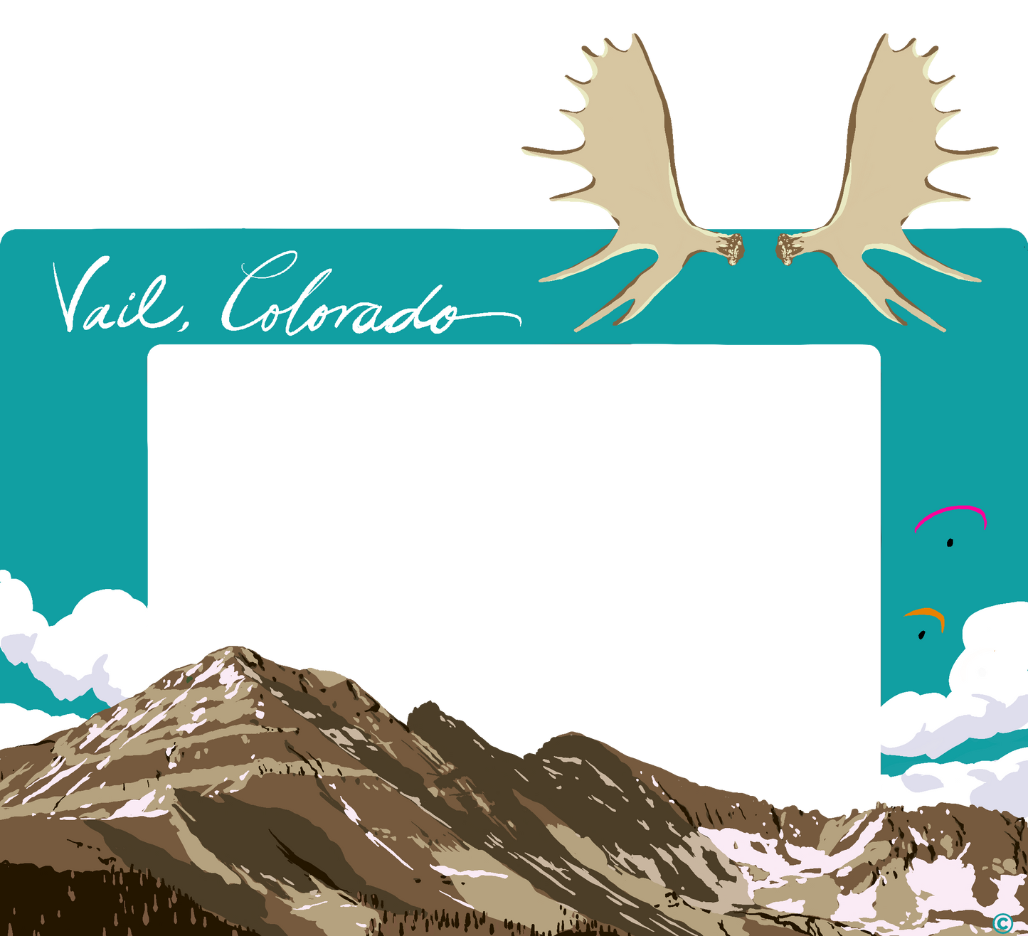 Frame - Horizontal Vail Mountain/Antler