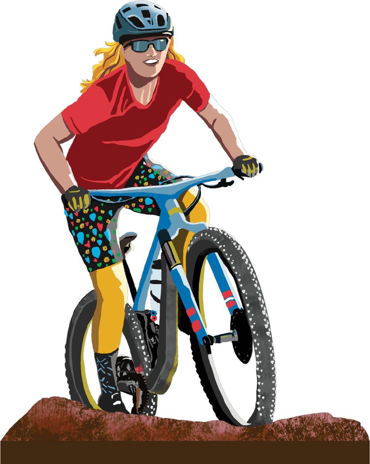 Female Mountain Biker