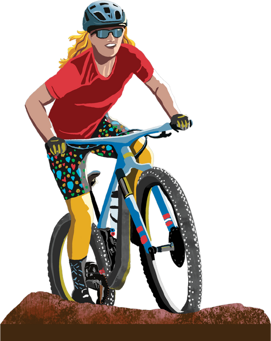 Female Mountain Biker