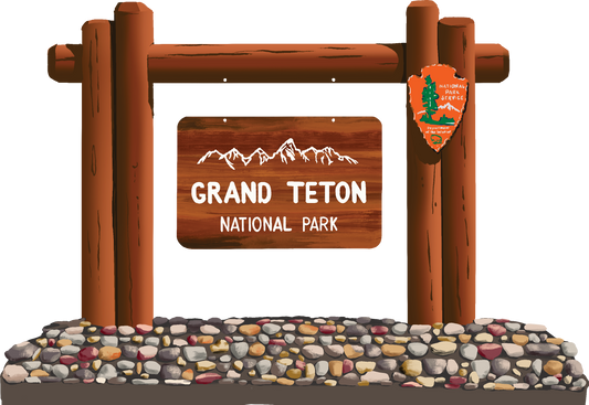 Grand Teton National Park Sign