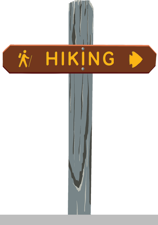 Hiking Sign - Small