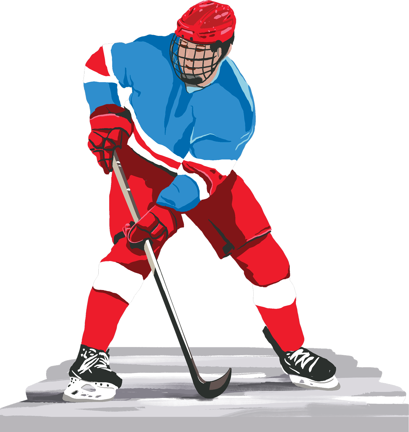 Male Hockey Player