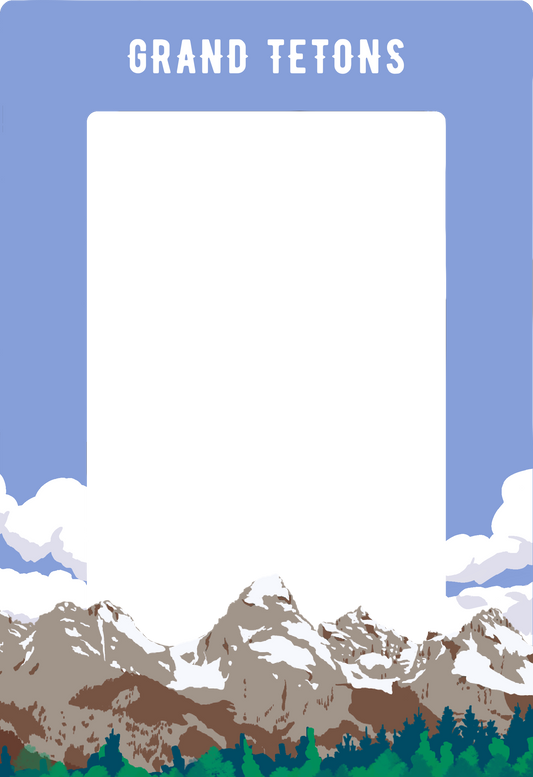 Frame - Grand Tetons (vertical)