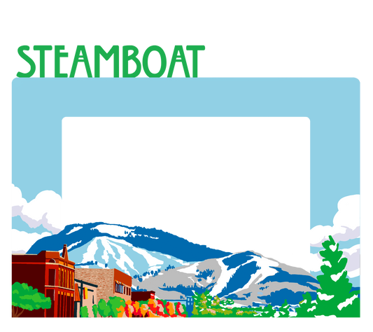 Frame - Steamboat Town/Mountain (horizontal)