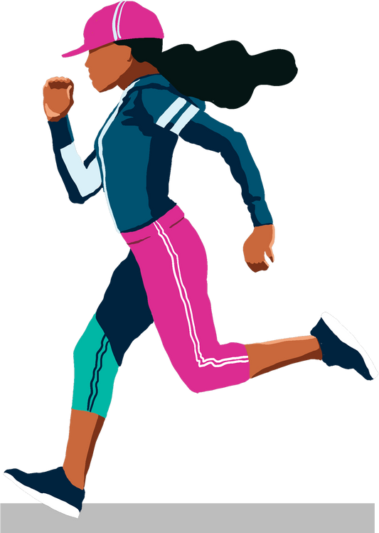 Female Runner - Black Hair
