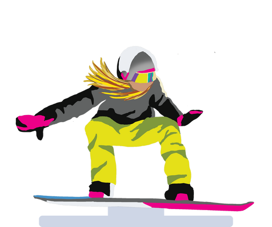 Female Snowboarder